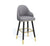 Leather Bar Stools Home Backrest Bar Chairs High Stools Modern Swivel ChairFront Desk Cashier Bar Stools Thicken and widen Seat